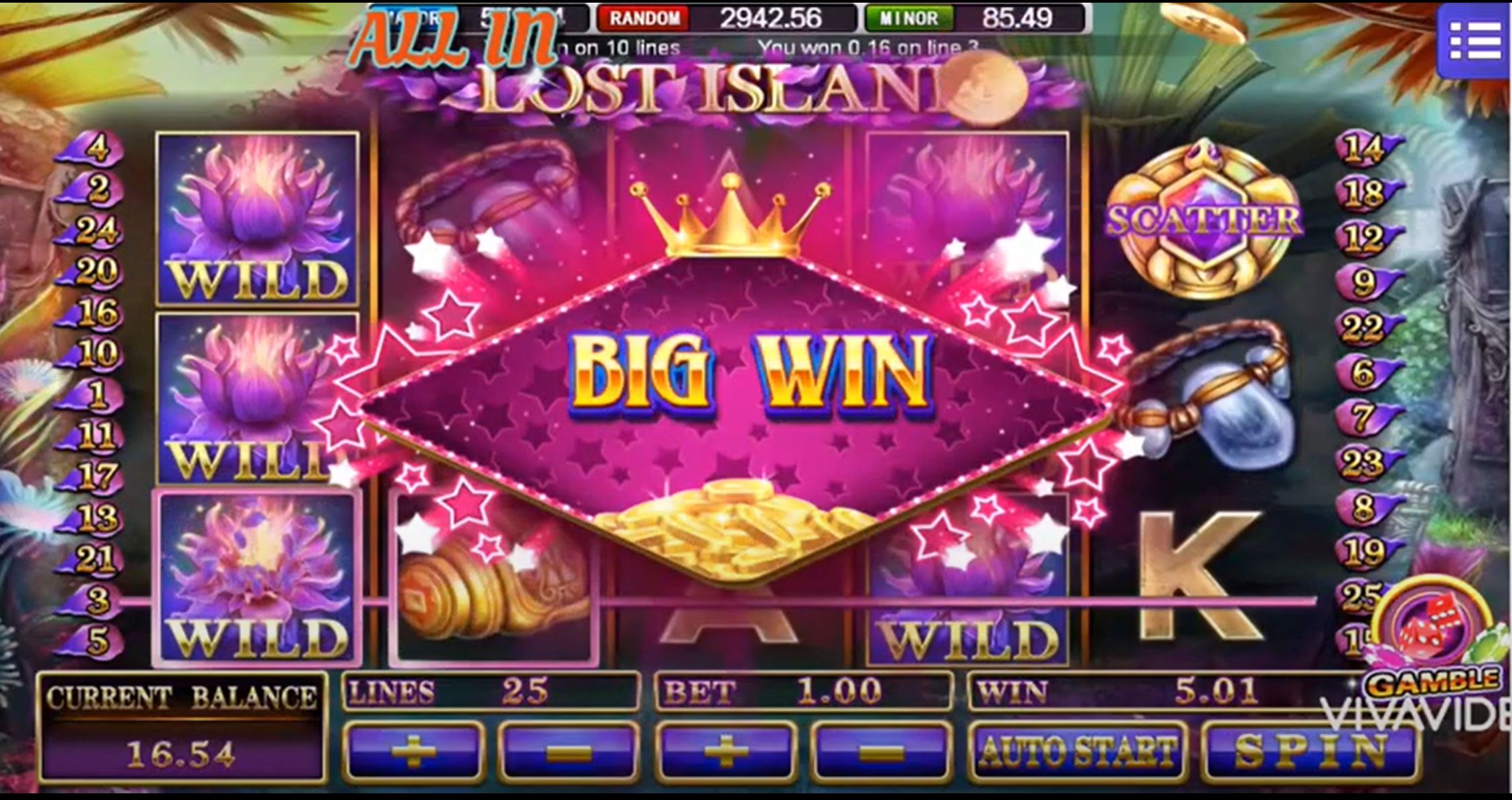 Lost Island big win